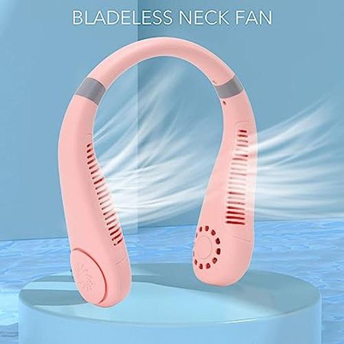 مروحة عنق محمولة اللون وردي