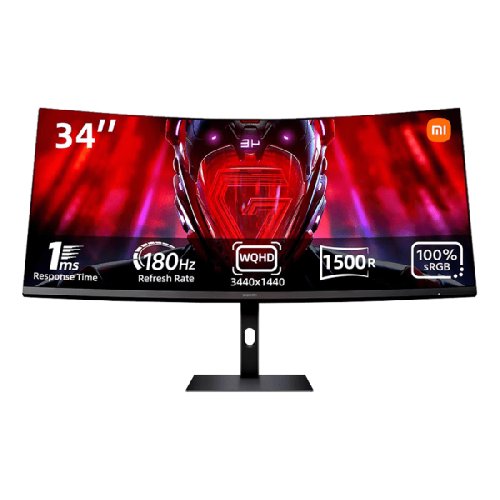 شاشة قيمنق شاومي 34 بوصه 180 هيرتز