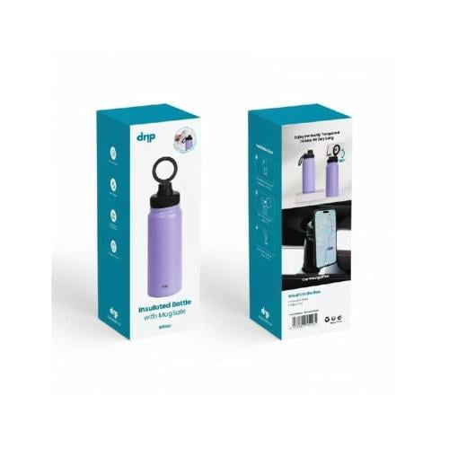 600ml Mug with Stand, Purple Mug Safe by Drip