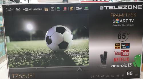 شاشة telezdneb سمارت 65 بوصه
