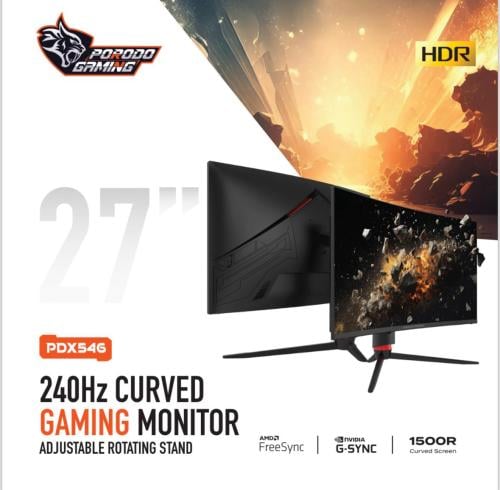 شاشة قيمنق 27 بوصه 1920x1080.240HZ من شركة برودو