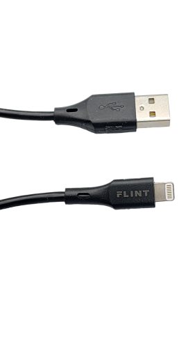 كيبل USB ايفون 1متر اسود من شركة FLINT