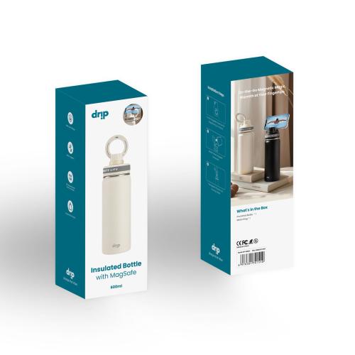 مق 600ml مع ستاند ماق سيف ابيض من drip