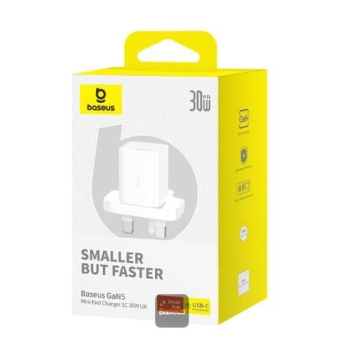فيش منزلي PD 30W ابيض من baseus