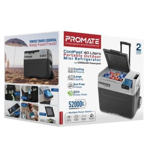 ثلاجة للرحلات بسعة 40 لتر من بروميت power cooler-40