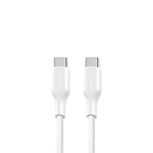 كيبل 1.5متر C-C ربل ابيض من oraimo