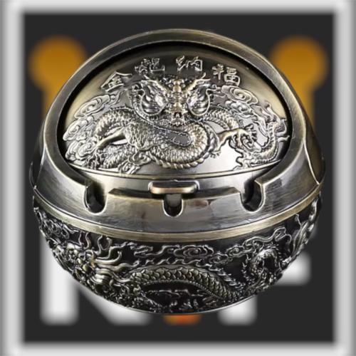 منفضة سجائر معدنية