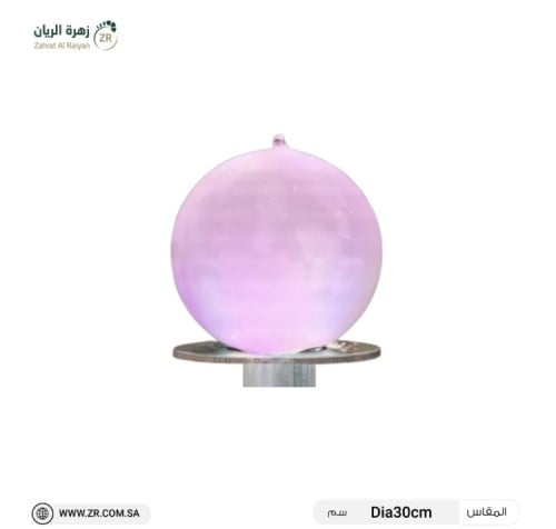نافورة اكريلك على شكل كرة مقاس صغير