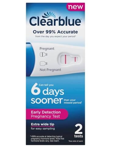 كلير بلو اختبار الحمل 2 حبه Clearblue
