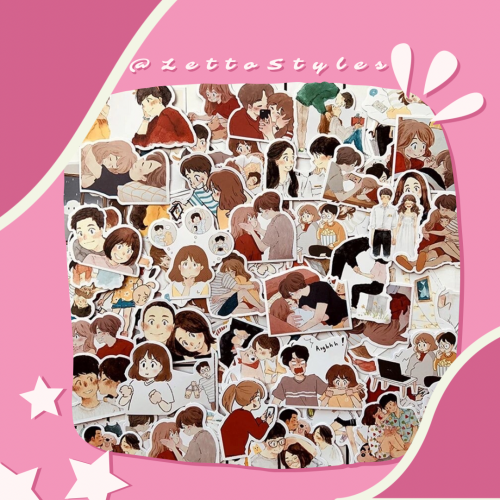 ملصقات 62 قطعة