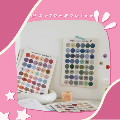 Expression Stickers 240 Pcs