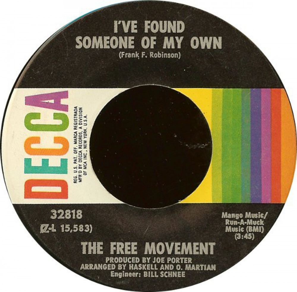 The Free Movement ‎- I've Found Someone Of My Own