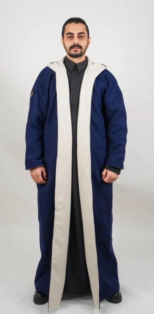 فروة شتويه دبل فيس مع شال شتوي