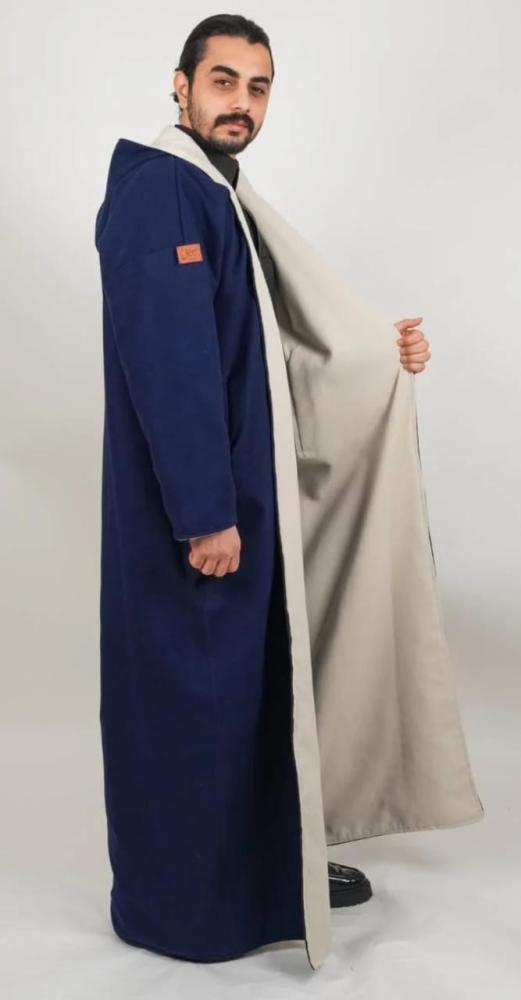 فروة شتويه دبل فيس مع شال شتوي