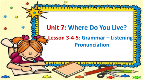 Super Goal 1 - Unit 7 - Grammar - Pronunciation -...