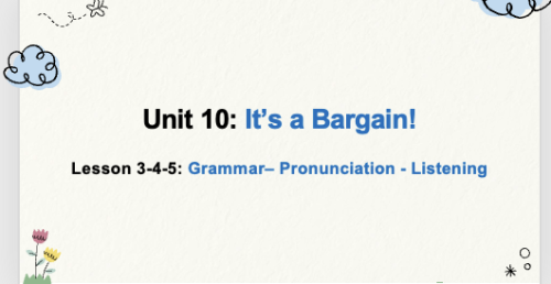 Super Goal 2 - unit 10 - Grammar - Listening and p...