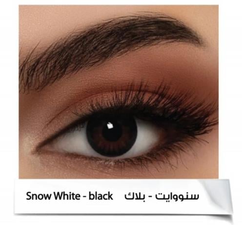 عدسات لاصقة بيلا SNOW WHITE BLACK للزينة
