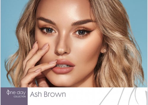 عدسات لاصقة بيلا يومية 10 عدسات ASH BROWN