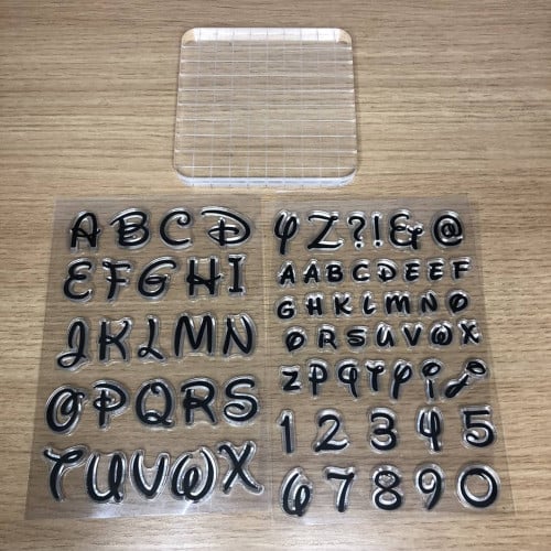 احرف اختام ديزني قياس 2 سم