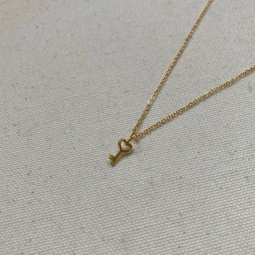 heartkey necklace