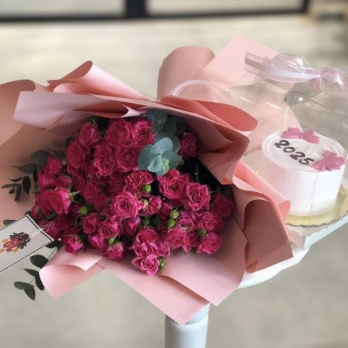 بكج ورد وكيك