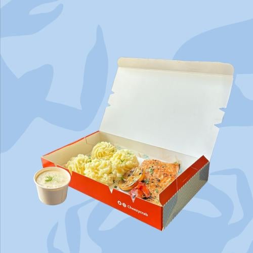 سلمون بالفطر Salmon mushroom