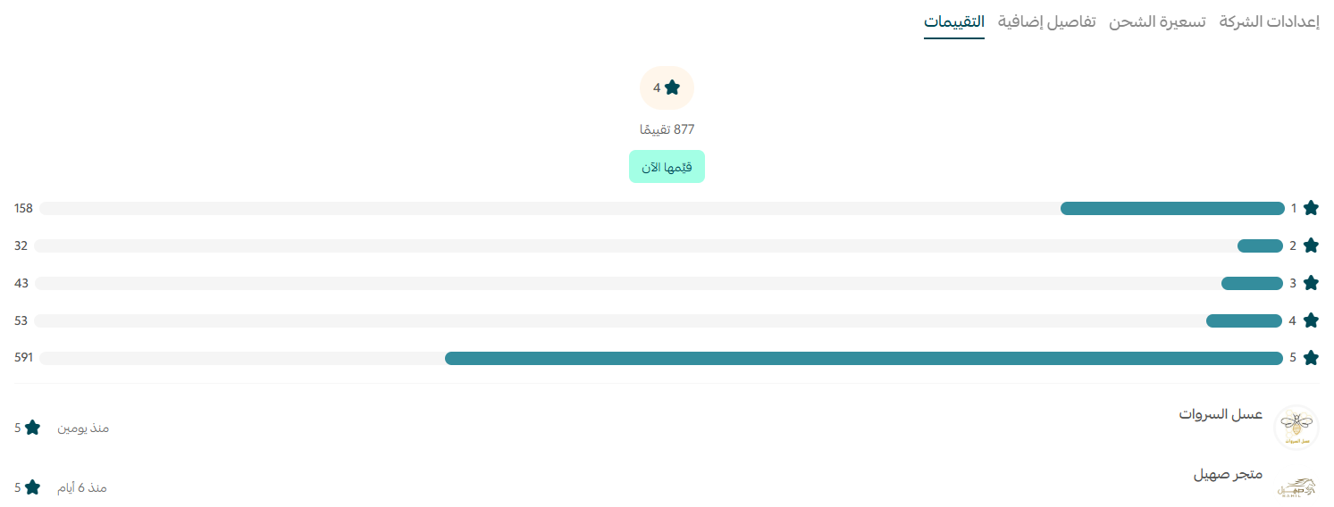 إدارة شركات الشحن من صفحة الشحن الموحد