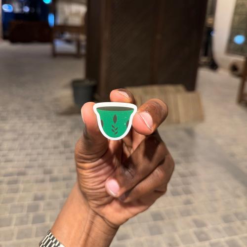 بروش اكريليك دائري لليوم الوطني