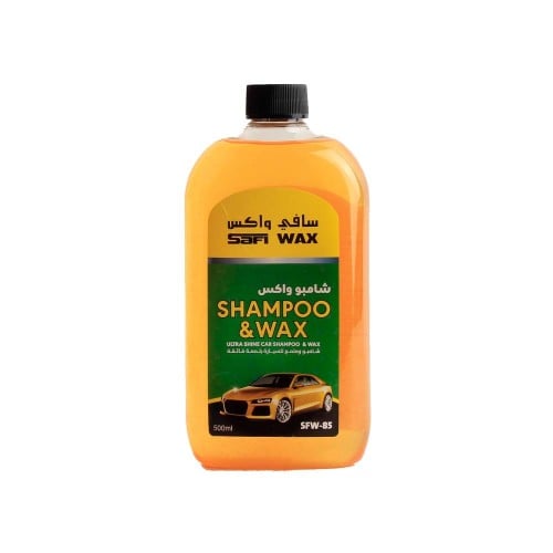سافي واكس شامبو و ملمع للسيارة بلمعة فائقة 500ml