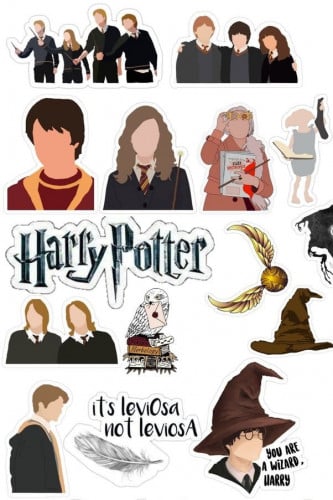 ملصقات لابتوب(Harry Potter) -Stickers