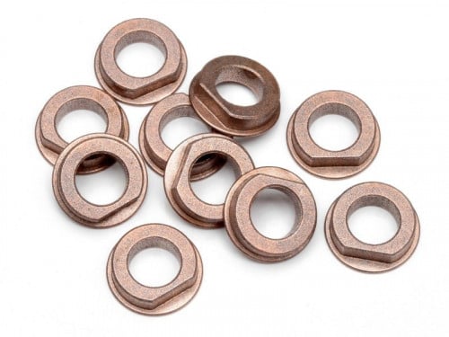 B075 - FLANGED METAL BUSHING 6x10x3mm (10pcs)