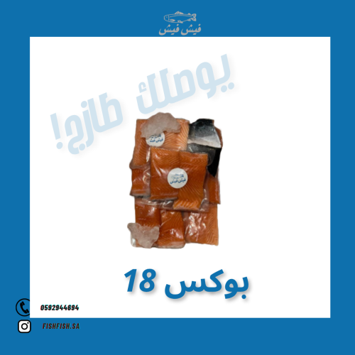 بوكس فيليه سالمون (18 قطعة)