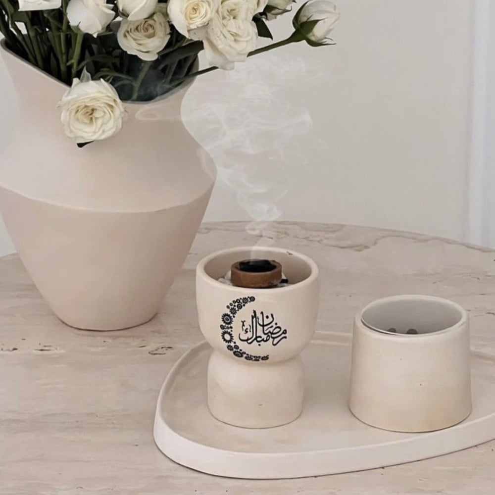 طقم مبخره رمضان  مكون من 3 قطع