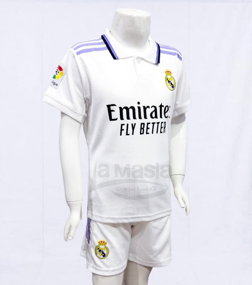 طقم ريال مدريد الأبيض 2023 شبابي
