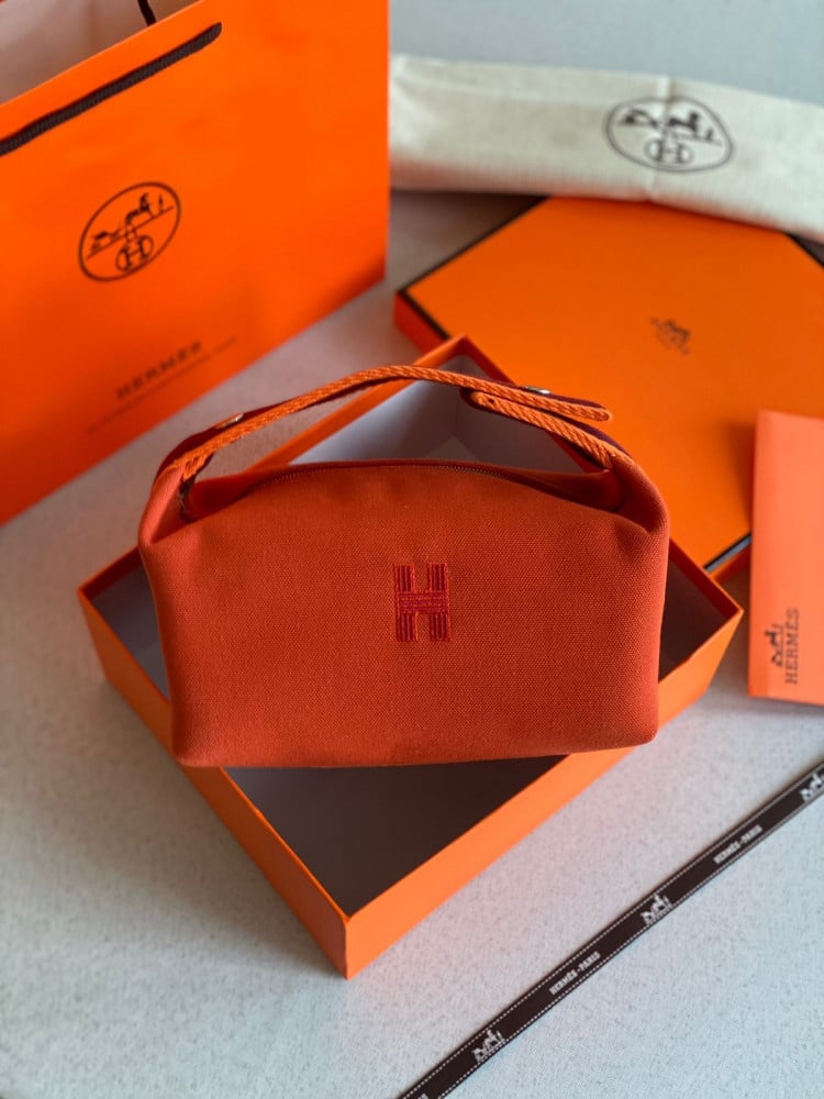 Hermes Makeup Bag