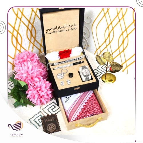 طقم ساعه رجالي بالاسم - متجر سين