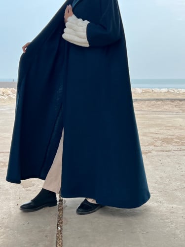 عباية جوخ أزرق