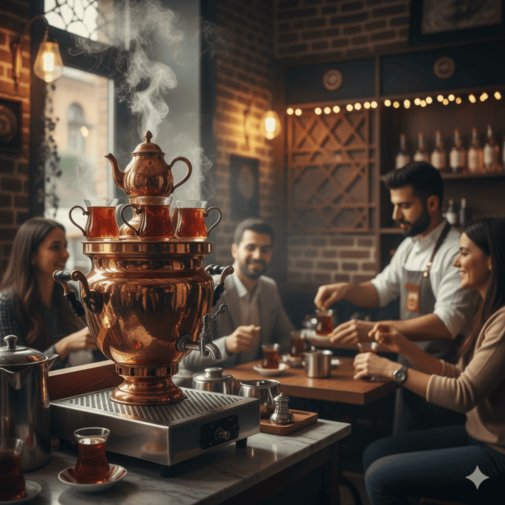 ماكينة الشاي التركي