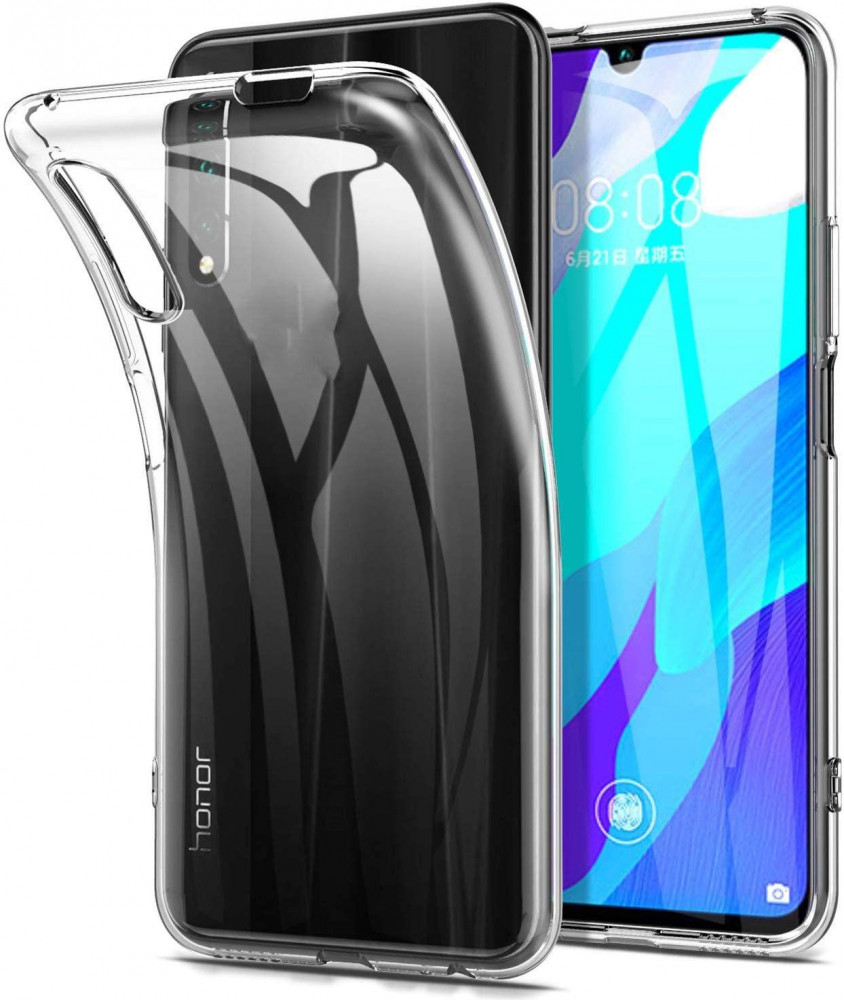 كفر جوال هواوي هونر Huawei Honor 9x 9x فائق النحافة من وافي شفاف متجر الحين الالكتروني