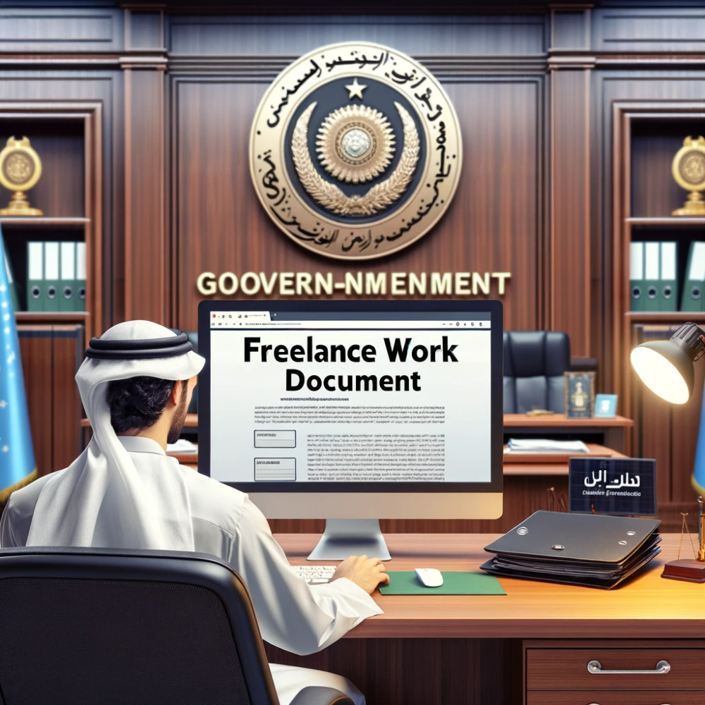 وثيقة العمل الحر للموظف الحكومي