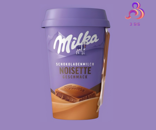 Milka- حليب شوكولاته ميلكا بنكهة البندق 220ml .