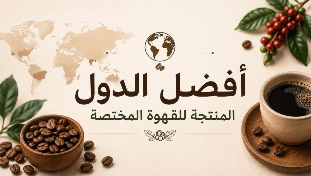🌍 أفضل الدول المنتجة للقهوة المختصة