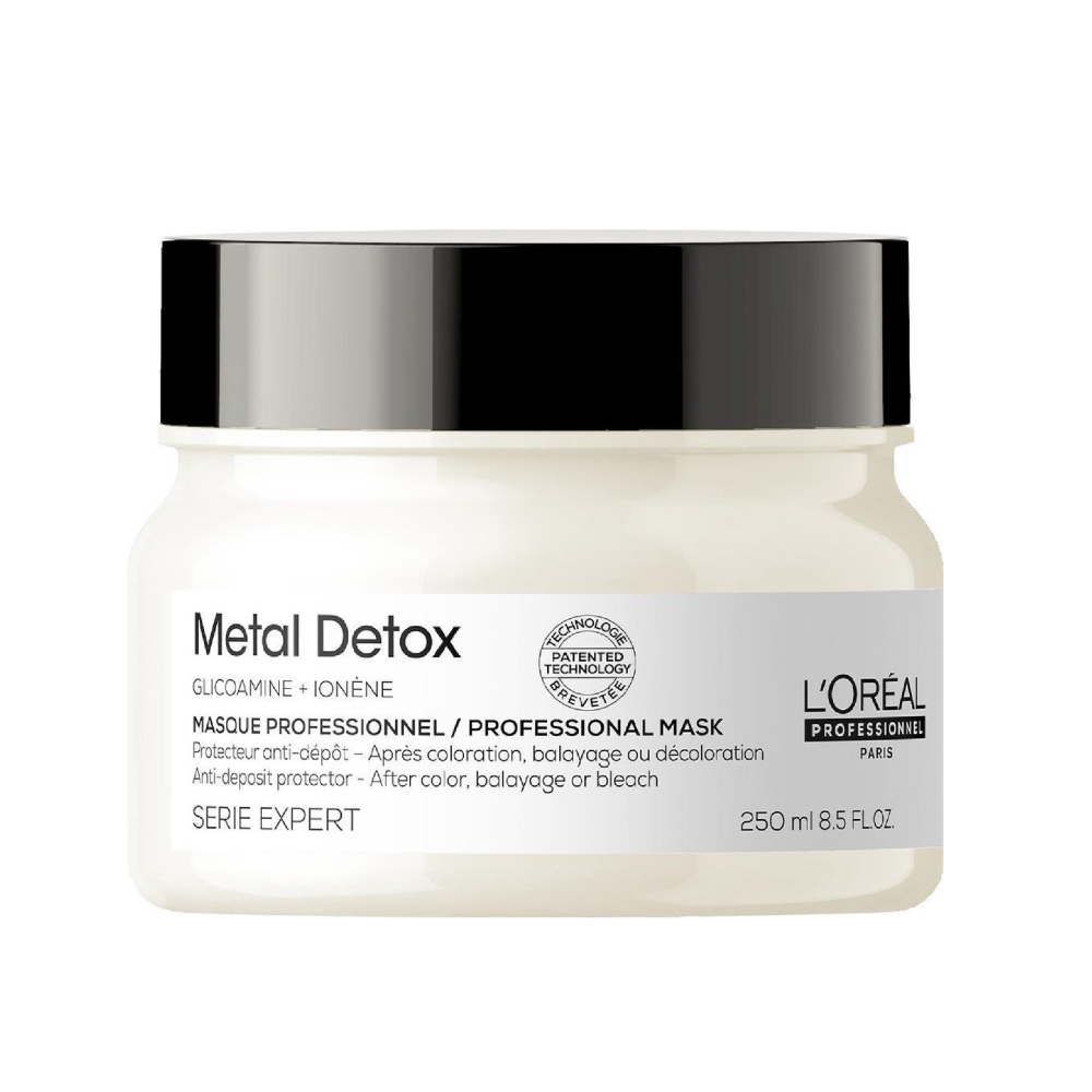 لوريال بروفسيونال ميتال ديتوكس METAL DETOX ماسك علاج تكسر الشعر بعد استخدام الصبغات 250مل