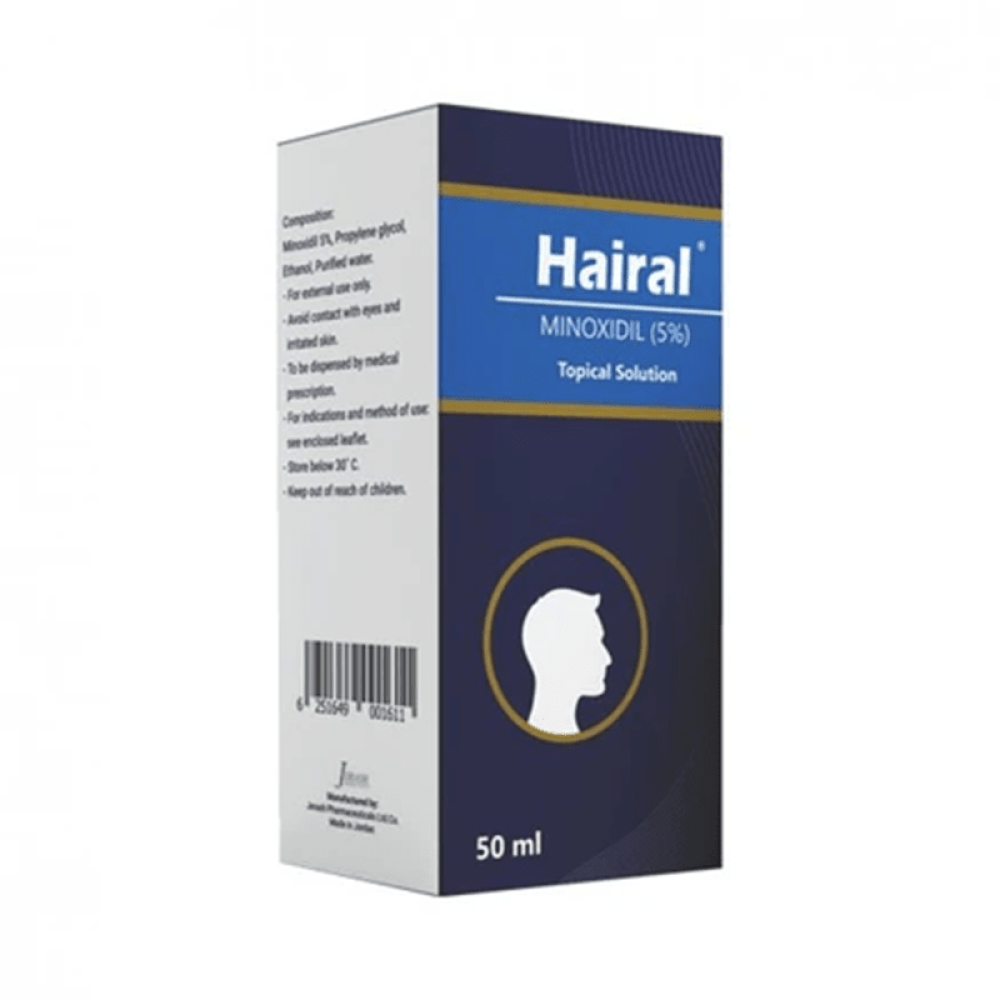 HAIRAL MINOXIDIL 5% TOPICAL SOLUTION 50ML