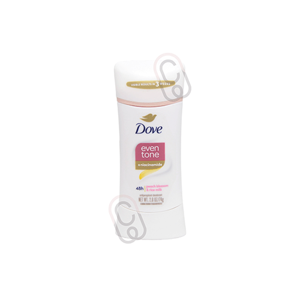 Dove Even Tone Niacinamide Deodorant Peach Blossom & Rice Milk 74gm
