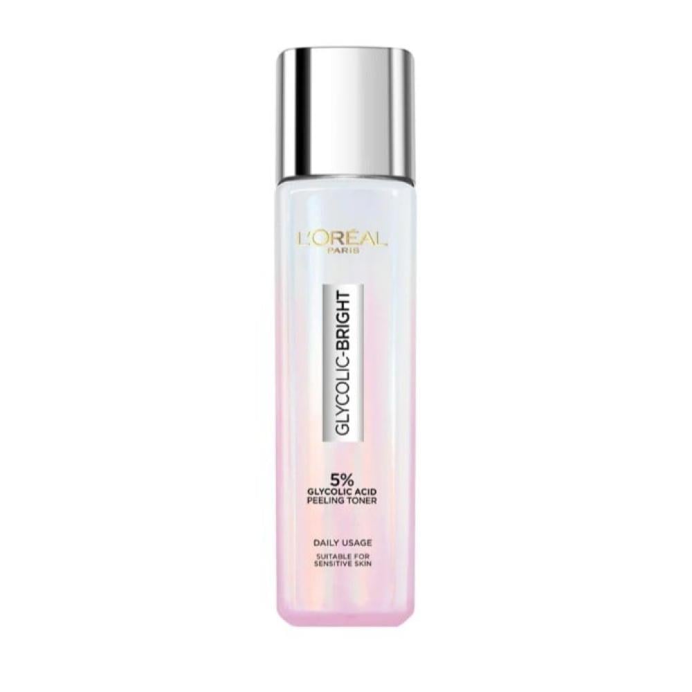 لوريال باريس جليكوليك برايت تونر مقشر للإشراقه 5% حمض الجليكوليك 128مل