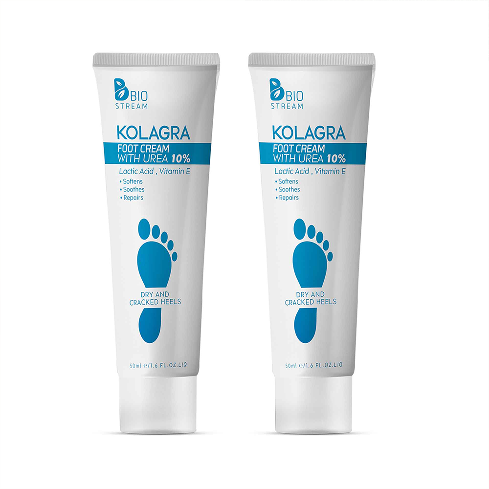 KOLAGRA UREA 10% FOOT CREAM FOR CRACKED HEELS 50ML