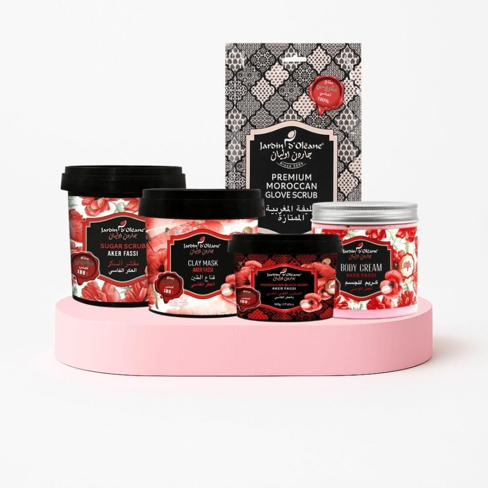 مجموعتي الحمام المغربي من جاردن أوليان تجربة فاخرة للعناية بالجسم كما في spa