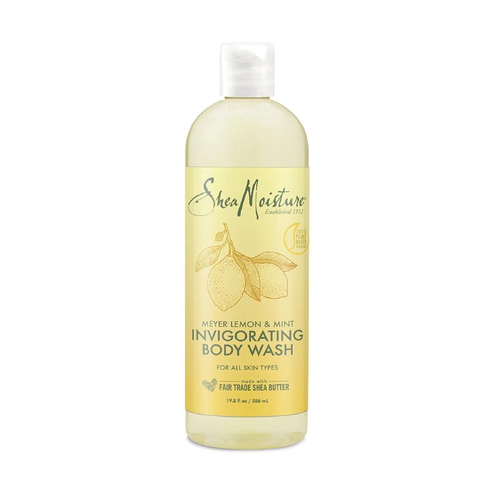 SHEA MOISTURE INVIGORATING BODY WASH WITH MEYER LEMON AND MINT FOR ALL SKIN TYPES 586ML