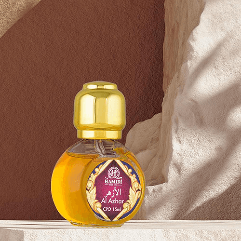 زيت عطري الأزهر من حامدي مركز خالي من الكحول 15مل